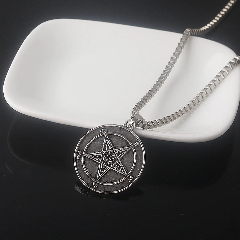 Горячая Распродажа Люцифер пентаграмма амулет коза сатана виккан сатанизм