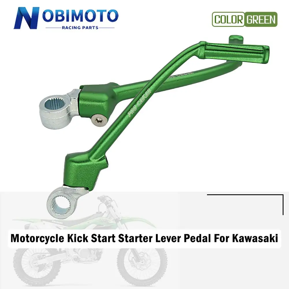 CNC Motorcycle Forged Kick Start Starter Lever Pedal Arm For Kawasaki KX 85 2000-2020 KX 100 2014-2020 Motocross Dirt Pit Bike