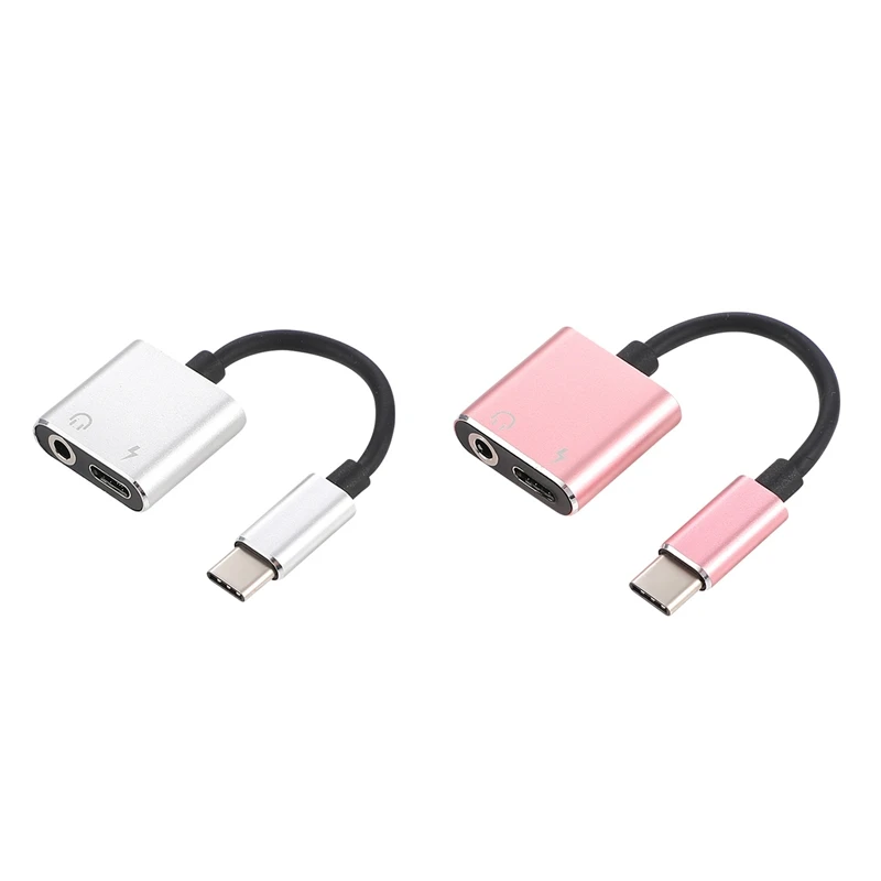 2 шт. адаптер тype C Aux вывода с разъемом Usb Type до 3 5 мм разъем для наушников Xiaomi Mi 6 Huawei
