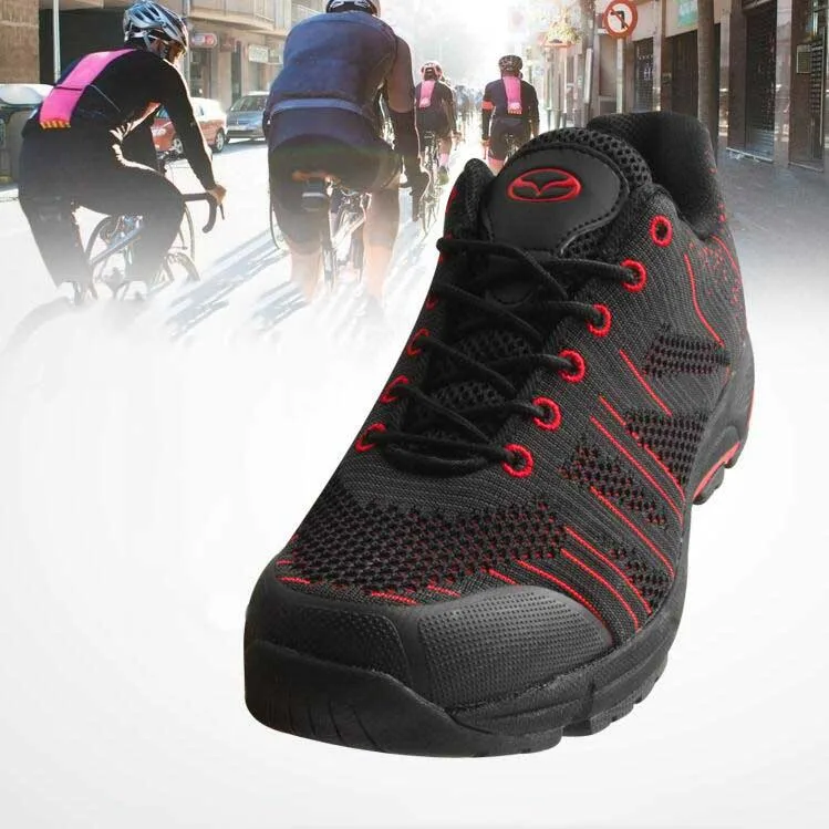 

Tiebao Leisure Cycling Shoes sapatilha ciclismo mtb Men Mountain Bike Bicycle Self-locking Non-slip Breathable Bike Sneakers