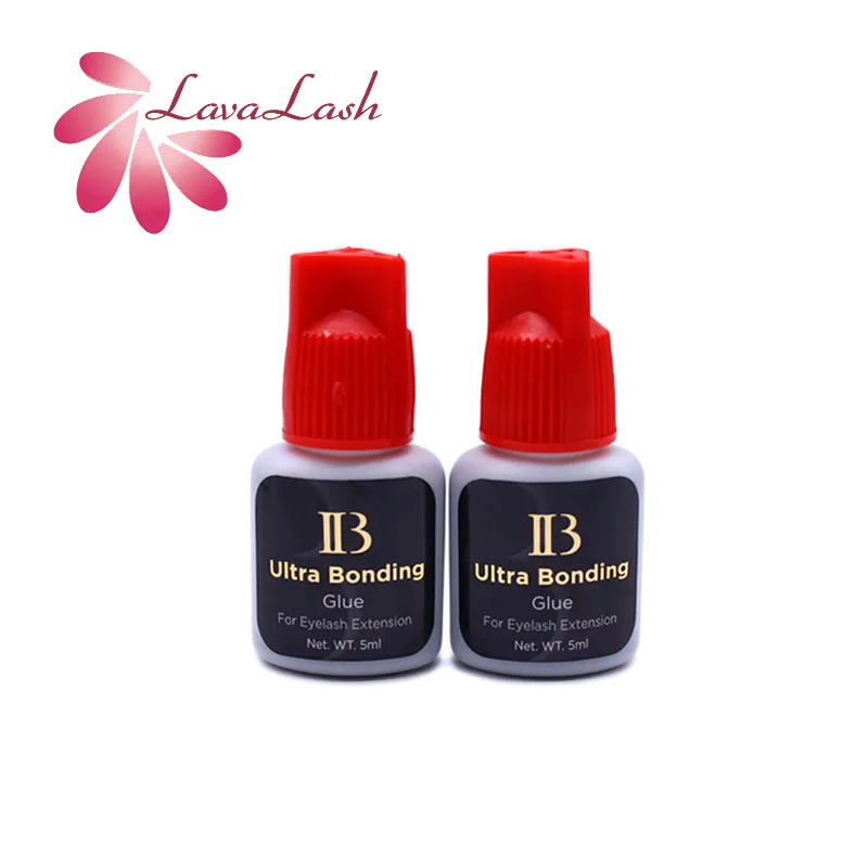 

2 Bottles IB Ibeauty Ultra Bonding Glue Red Cap 5ml for Eyelash Extension Makeup Tool Novice Practice Korea Beauty Shop Original
