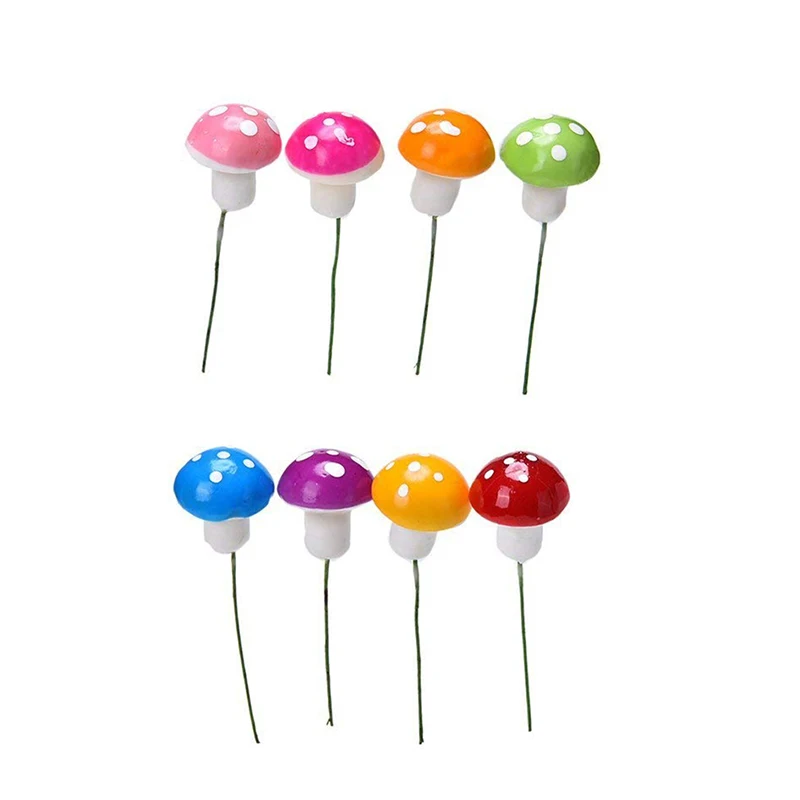 8 шт. миниатюрный Сказочный садовый гриб орнамент кукольный домик растительный