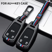 car key case cover key bag for audi a1 a3 8v a4 b9 a5 a6 c7 q3 q5 q7 tt holder shell auto keychain protect set accessories