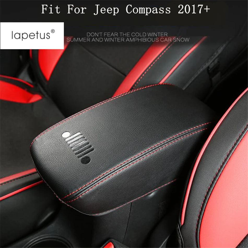 Аксессуары Lapetus подходят для Jeep Compass центральная консоль сиденье подлокотник коробка защитная накладка литьевая крышка комплект отделка