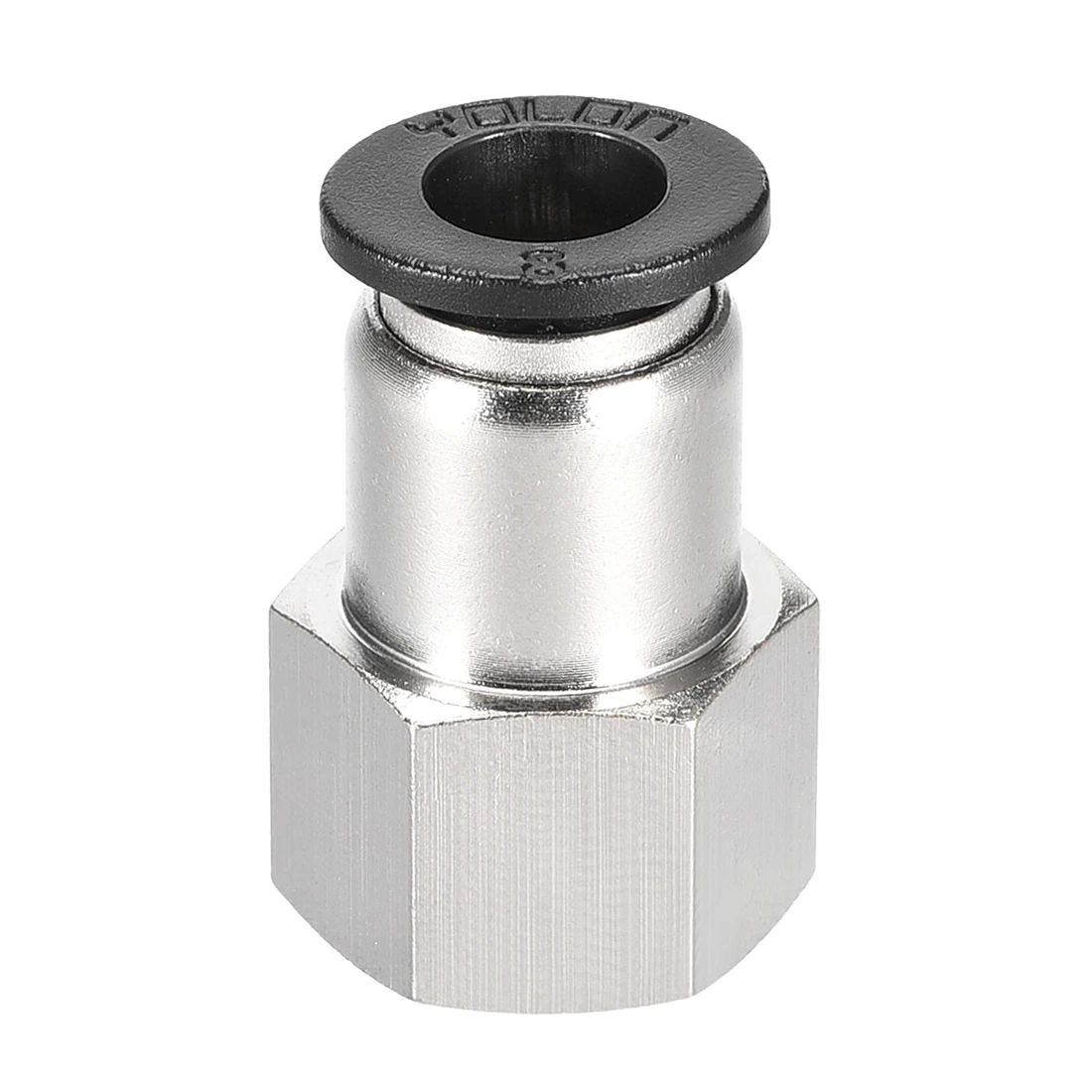 

Uxcell Push To Connect Tube Fitting Adapter 8mm Tube OD X 1/4NPT Female Straight Pneumatic Connecter Pipe Fitting