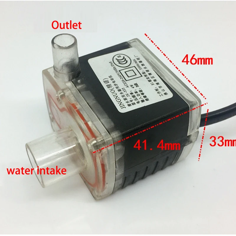 Фото AC 220V - 240V 50Hz 4W 180L/H Submersible Pump Water Solenoid for hot water dispenser/coffee maker/milk warmer / Aquarium Обустройство AC 220V - 240V 50Hz 4W 180L/H Submersible Pump Water Solenoid for hot water dispenser/coffee maker/milk warmer / Aquarium Обустройство
