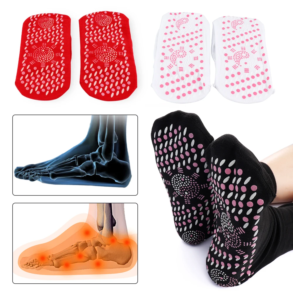 

All Age Self-Heating Health Care Socks Tourmaline Magnetic Therapy Comfortable And Breathable Foot Massager Warm Foot Care Socks