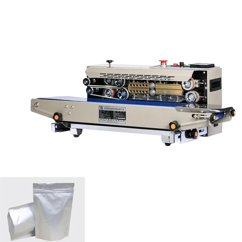 

Continuous Band Sealer Automatic Continuous Sealing Machine Horizontal Sealing Sealer for PVC Membrane Bag Film 220V