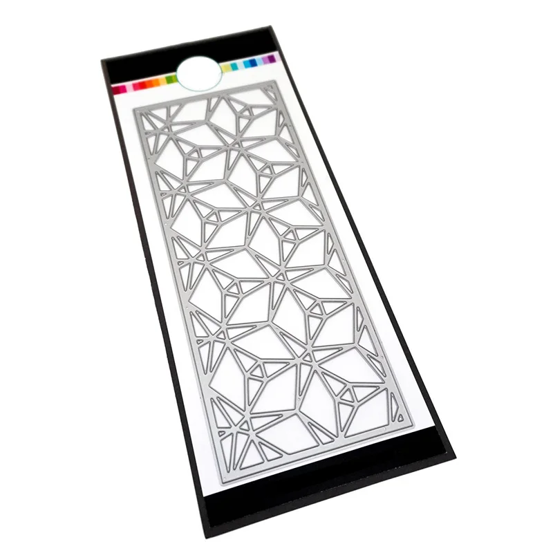 

Flower Geometry Die Background Cutting Dies and Stamps Scrapbook Dariy Decoration Stencil Embossing Template Diy Greeting Card