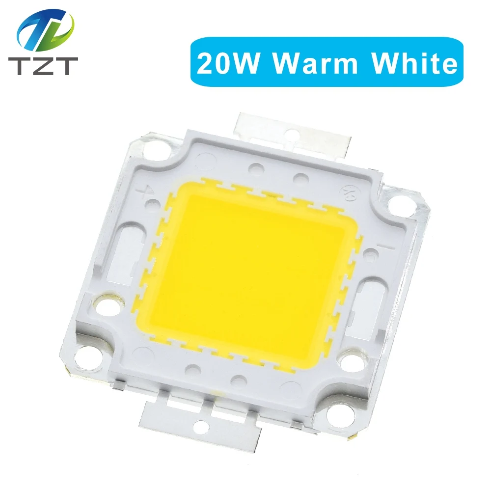 Белый/теплый белый 10 Вт 20 30 50 100 Светодиодный светильник чип DC 12V 36V COB