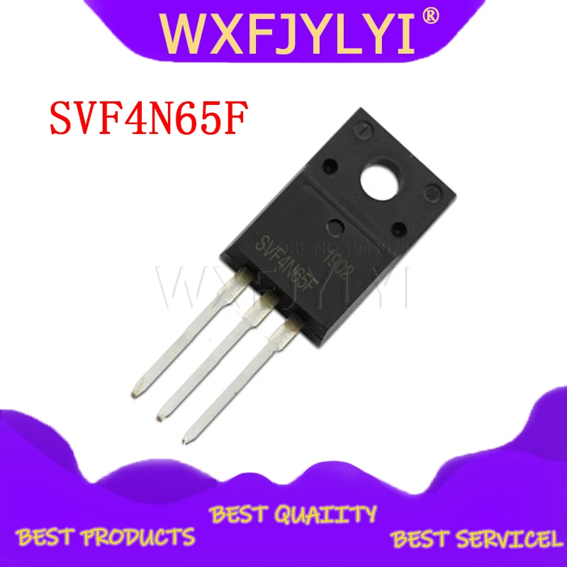 10 шт./лот SVF4N65F 4N65F SVD4N65F TO-220F 650V 4A mos полевой эффект транзистор 100% новая Оригинальная