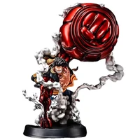 new 25cm one piece anime figure luffy gear 4th king kong gun pvc action figures collectible model christmas gift doll toy game