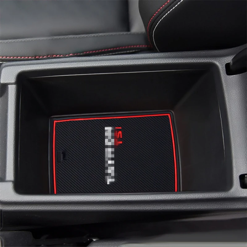 Anti-slip Car Door Rubber Cup Cushion Slots Mat for Mitsubishi Lancer Ralliart EVO X Galant Fortis EX 2008~2016 Pads Accessories |
