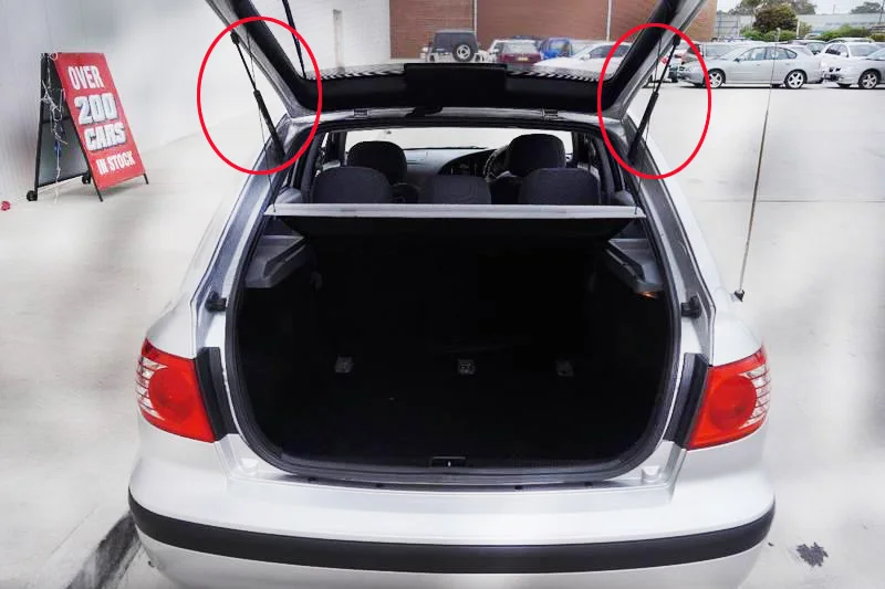 2 шт Liftgate Boot Авто Газовые Пружинные стойки опоры поддержка подъема подходит для hyundai Elantra хэтчбек 2002-2005 2006 19,12 дюймов демпфер