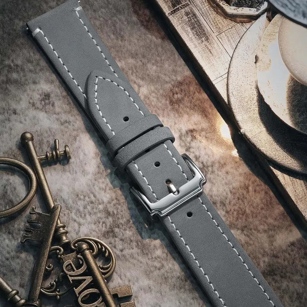 

Браслет для Fossil Gen 5 Smartband Gen 2 3 4, нейлоновый кожаный гибридный ремешок Crazy-horse для Ticwatch LG, 42-46 мм