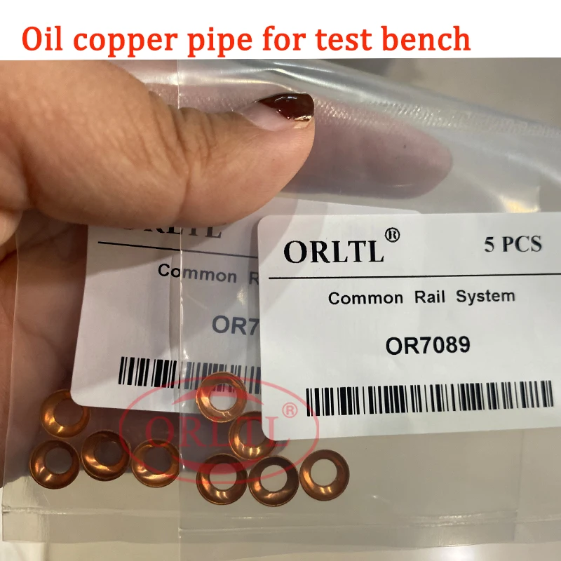 

30pcs ORLTL OR7089 Oil inlet copper gasket for connecting the fuel inlet of the fuel injector