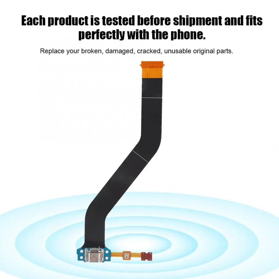 Аудиокабель гибкий сменный кабель USB коннектор для зарядки штекер Samsung Tab 4 10 1 T530