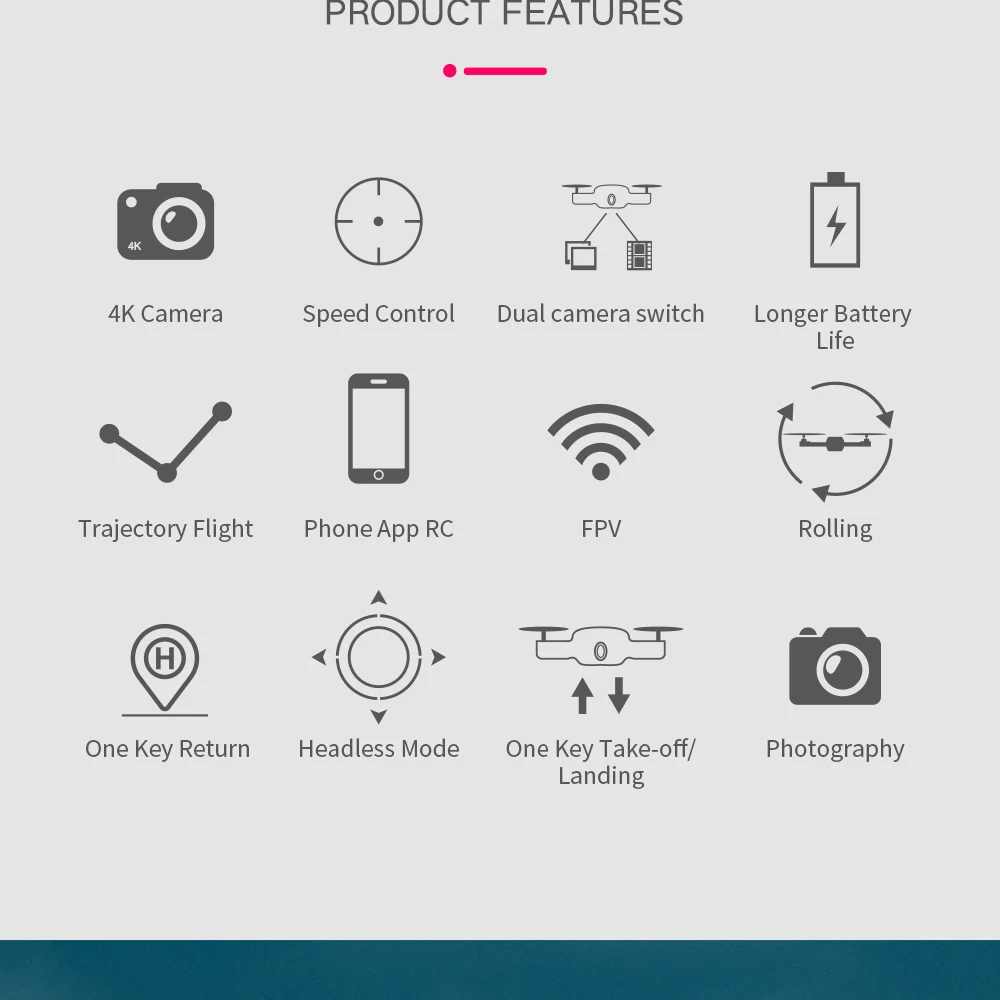 

F82 Mini Drone With 4K Camera HD Optical Flow Positioning GPS Follow FPV RC Foldable Helicopter Quadrocopter Toy For Boy