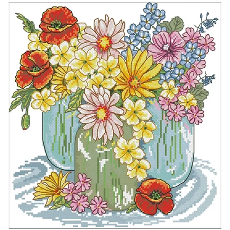 Наборы для вышивки с тремя узорами|Упаковка| |