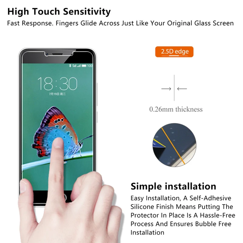 Защитное стекло 9H HD для Meizu 16 16T 16S 17 Pro Note 9 M6 M5 M6S M5S M5C M6T | Мобильные телефоны и