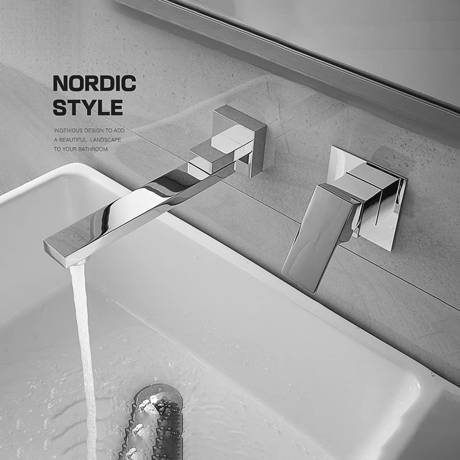 POIQIHY настенный кран для раковины латунный складной и портативный ванной комнаты