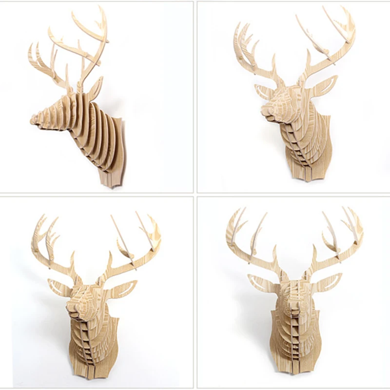 Креативная Модель 3D пазла в Европейском стиле деревянное украшение сделай сам