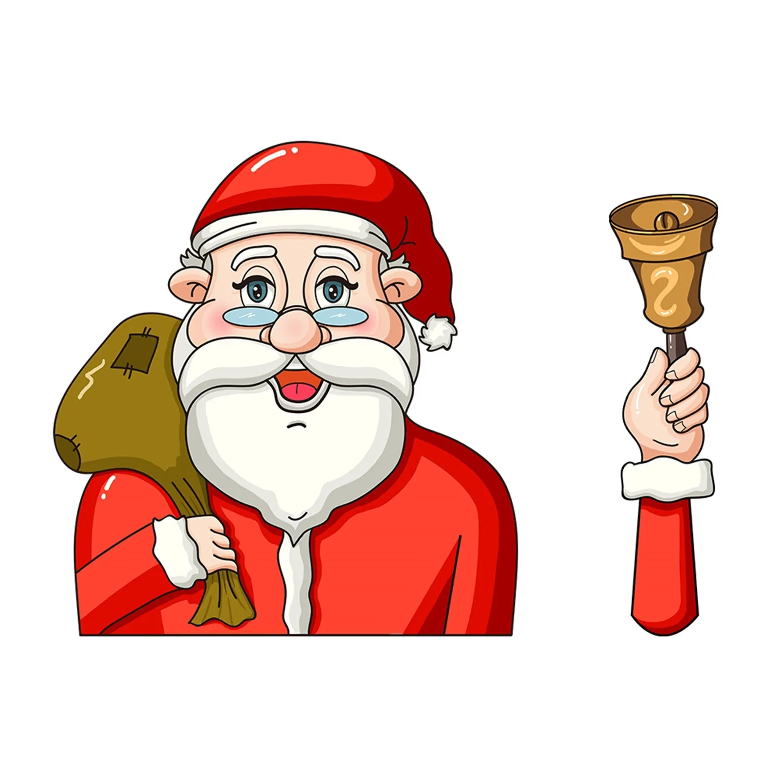 

1PC Waving Santa Claus Car Christmas Stickers Styling Window Decals Wiper Decals Rear Windshield Decor Accessories #58