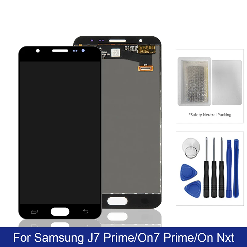 ЖК дисплей с сенсорным экраном и дигитайзером в сборе для Samsung Galaxy J7 Prime модель SM