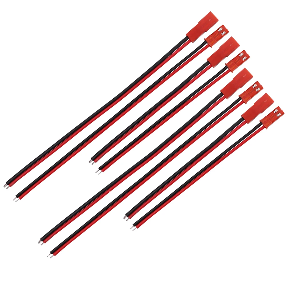 

10Pairs 100/150mm 2 Pin JST Connector Plug Cable 2*10cm 15cm Male/Female for RC Battery Connector Terminals