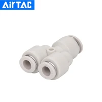new original airtac y type reducing pneumatic connection tee fittings apw6 4 apw8 6 apw10 8 apw12 10