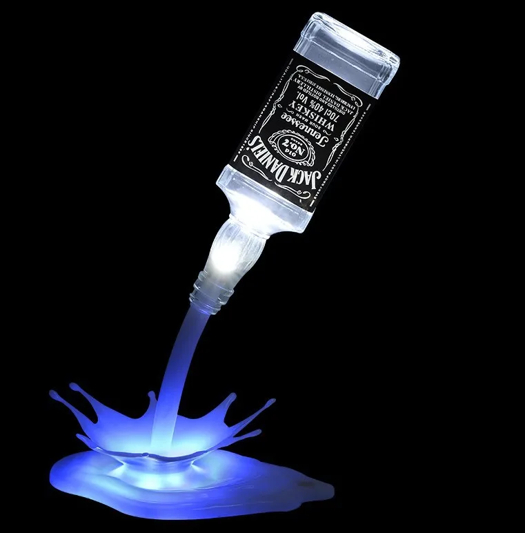 Портативный сенсорный выключатель 3D бар для вина лампа USB бара свадьбы вечеринки дома новинка светодиодный