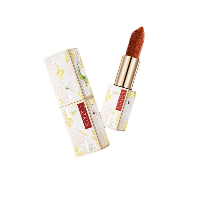 Губная помада Catkin в китайском стиле с вырезанными надписями на тему любви