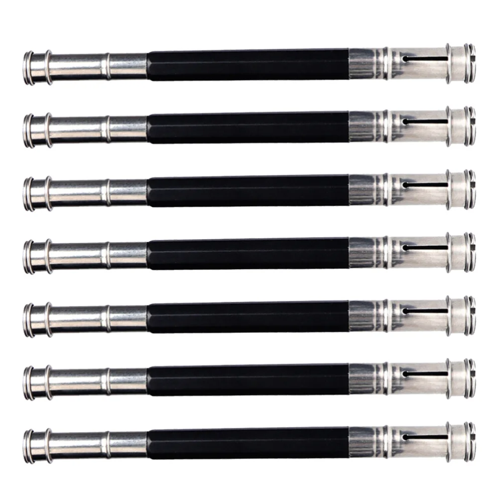 7 шт. металлический удлинитель для карандашей прочный держатель портативный