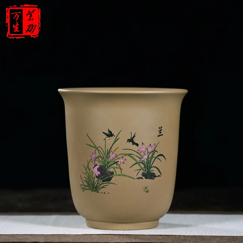 Горшок с орхидеей Воздухопроницаемый цветочный горшок для круглый керамический