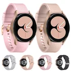 Ремешок силиконовый для Samsung Galaxy Watch 4 40 мм, браслет для Samsung Galaxy Watch 4 Classic 42 мм 46 мм, Bnads 20 мм