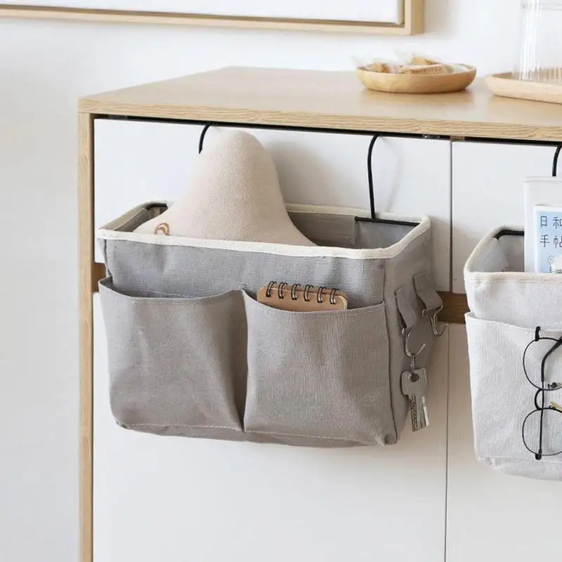 Bedside Storage Hanging Bag Bed Table Shelf Basket Rack Organizer Hanger Bedroom Y0G9 | Дом и сад