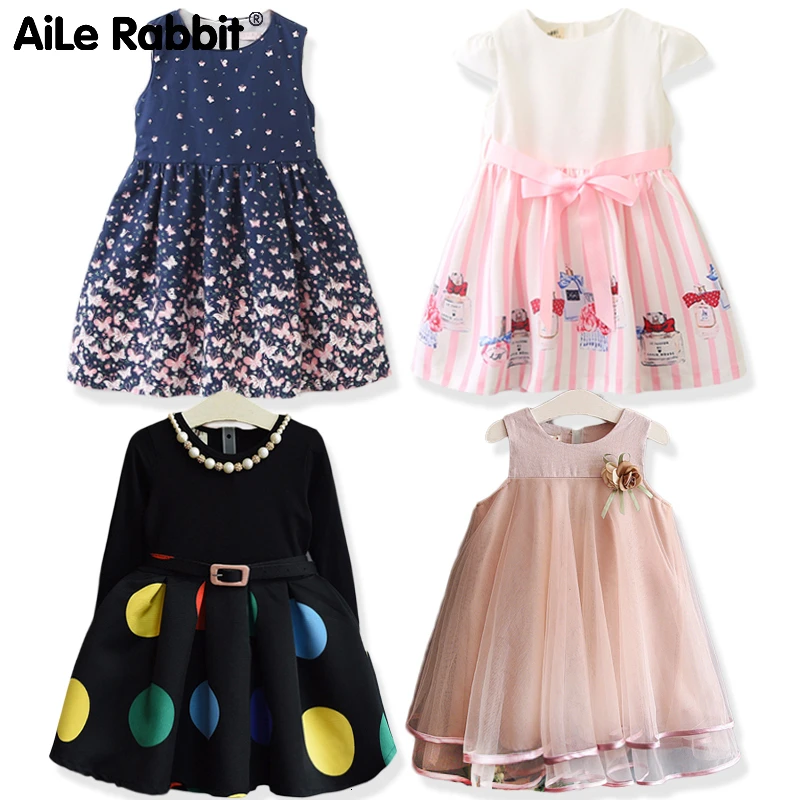 Sweet New Kids Fashion Children Korean Style Clothing Sleeveless Summer Dress Girls Striped Navy Wind Sling Vest | Детская одежда и