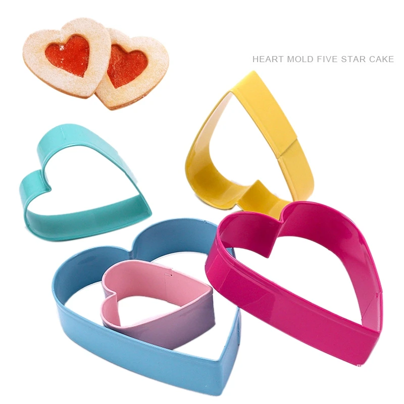 10 шт. в виде сердца и цветов выпечка шоколадных чипсов измельченного хлеба