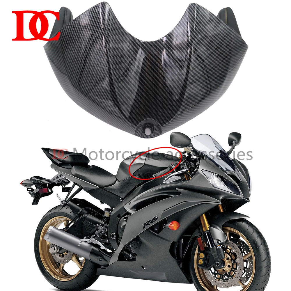 

Motorcycle Gas Fuel Tank Cover Fairing Carbon Surface For Yamaha YZFR6 YZF R6 YZF-R6 2008-2016 2009 2010 2011 2012 2013 2014
