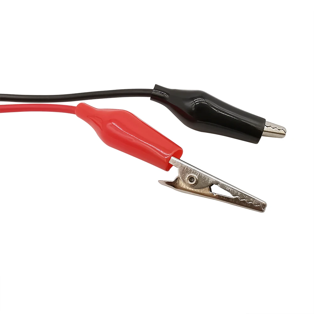 1Pcs 1M Alligator Cilp to AV Banana Plug Test Cable Lead Connector Dual Tester Probe Crocodile Clip for Multimeter Measure Tool |