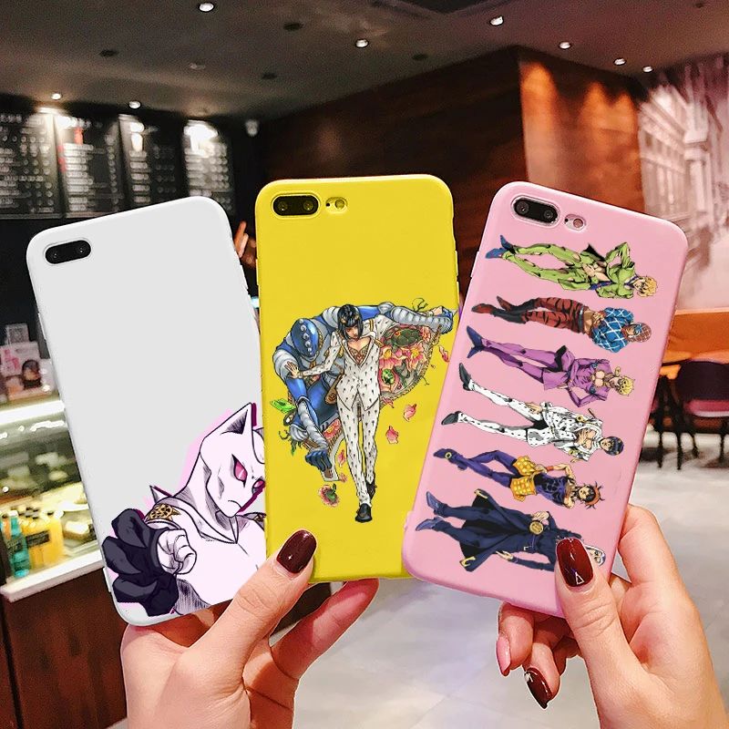 Матовый чехол для iPhone 11 Pro XR XS MAX X 8 7 6 Plus 5 с аниме Невероятные приключения