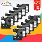 Для Dymo D1 12 мм лента для маркировки 45020 белая на прозрачной ленте кассета сменная совместимая с Dymo Label Manager LM 160 280 LabelMaker