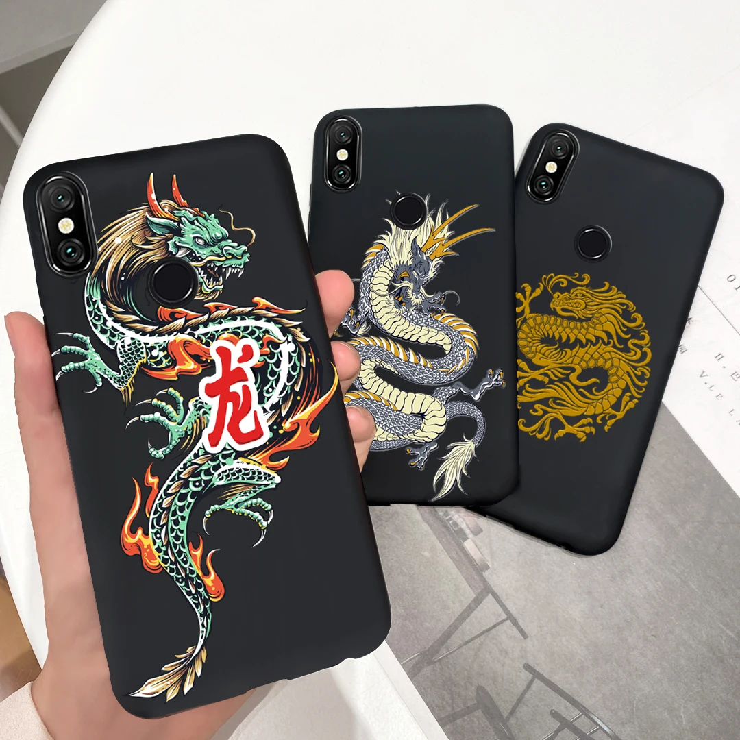 Чехол-накладка для Xiaomi Mi 8 силикон черный мягкий ТПУ | Мобильные телефоны и