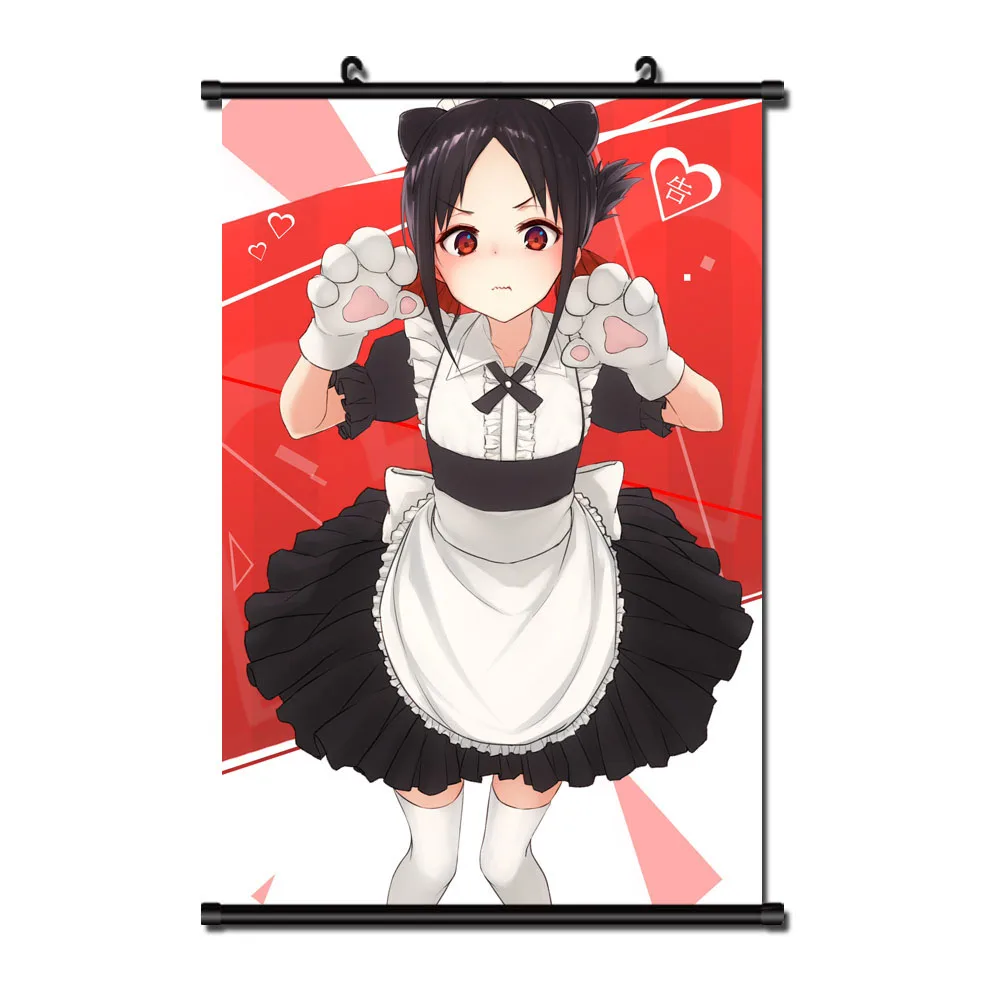 Японское аниме Kaguya sama: Love Is War Shinomiya Fujiwara Chika домашний декор настенные прокрутки