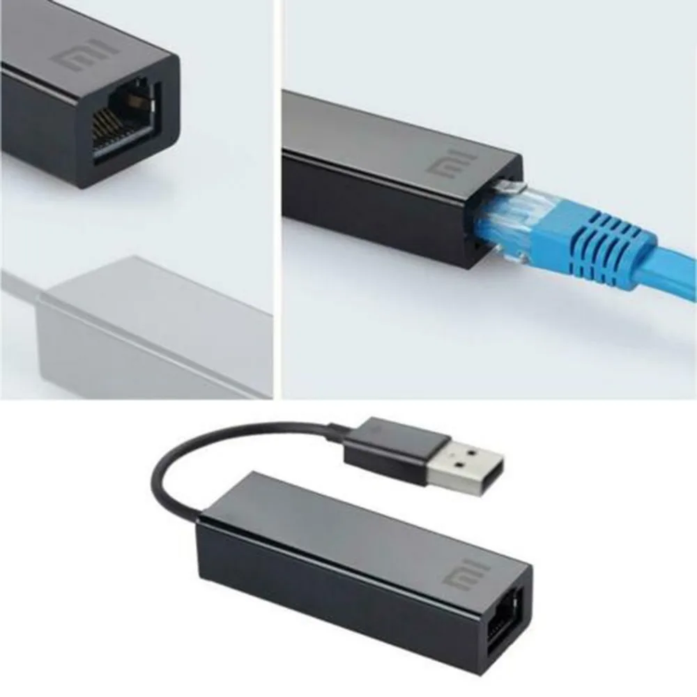 Xiaomi USB к Ethernet RJ45 карты внешний кабель-адаптер 10/100 Мбит/с для портативных ПК
