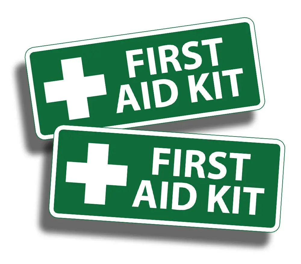 

New first aid logo green first security alert 911 rescue team Red Cross emergency help sign