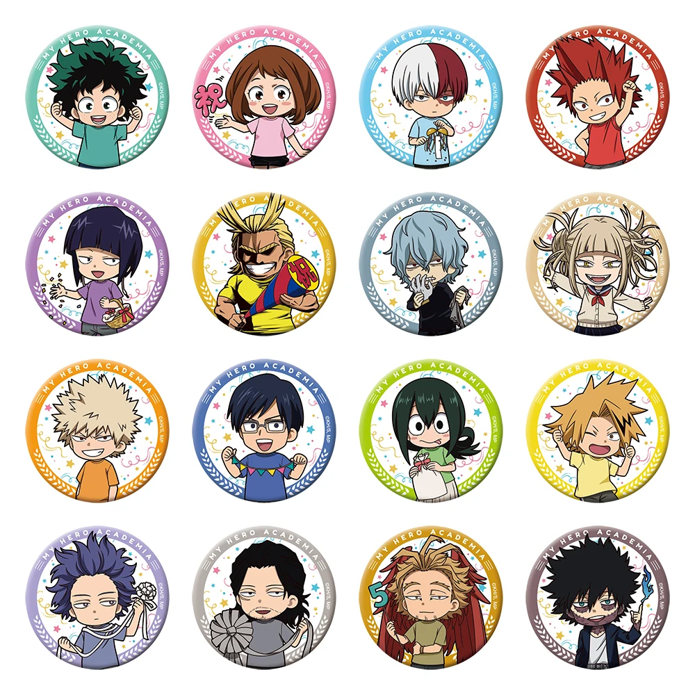 Мой герой Академия Аниме Boku No Badge MHA Dabi химико Тога Jirou Shinso Hitoshi Aizawa Shouta милый