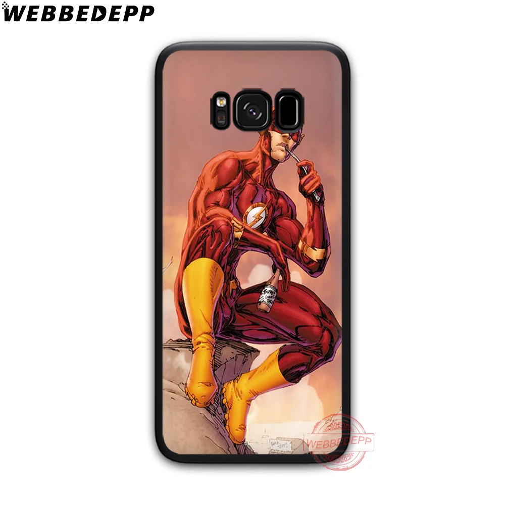 WEBBEDEPP вспышка мягкий чехол для телефона с изображением цветов Samsung S6 S7 край S8 S9 S10