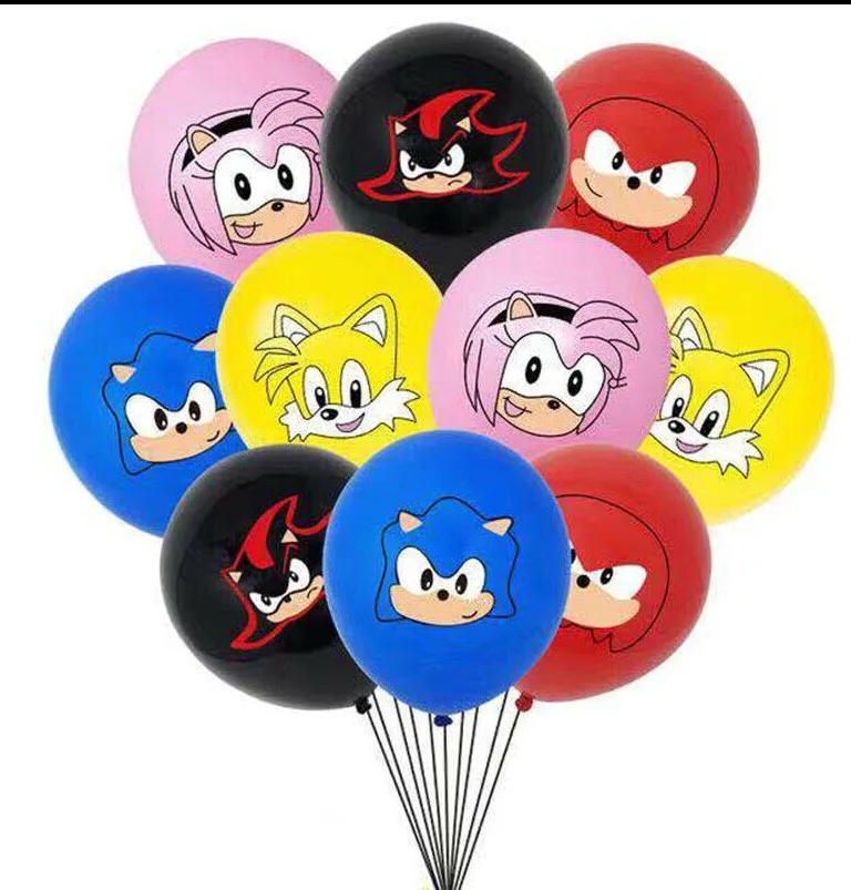 Детские праздничные принадлежности Sonic The Hedgehog декоративная бумага ручка