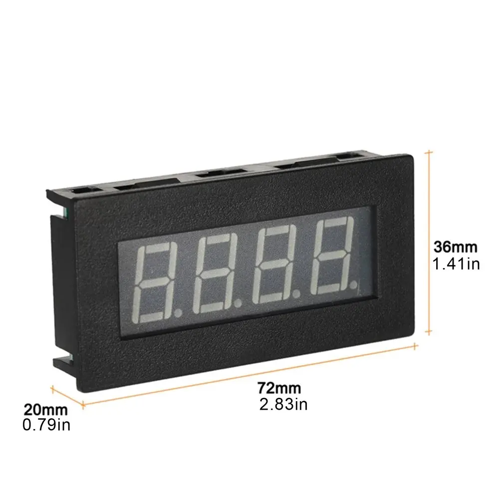 

Digital Frequency 4-digit Display Tachometer Automobile Engine Speed